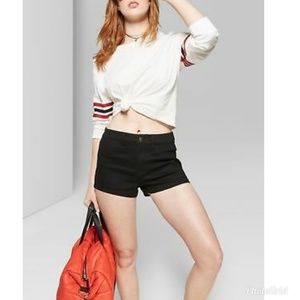 Forever 21 Premium Denim Black High waisted shorts